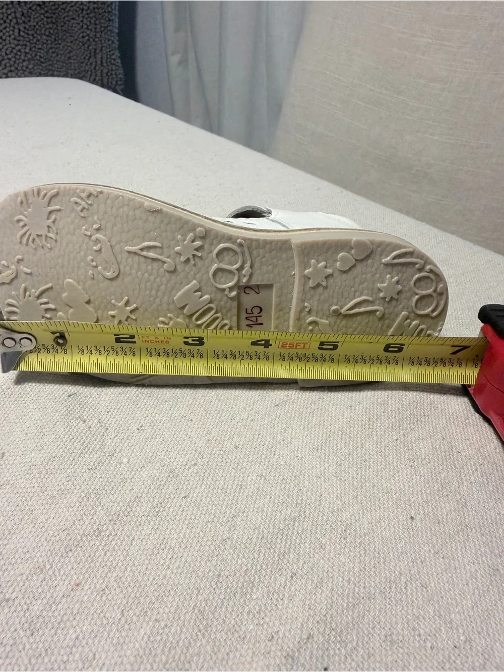 Kids White Leather Shoes with T-Strap